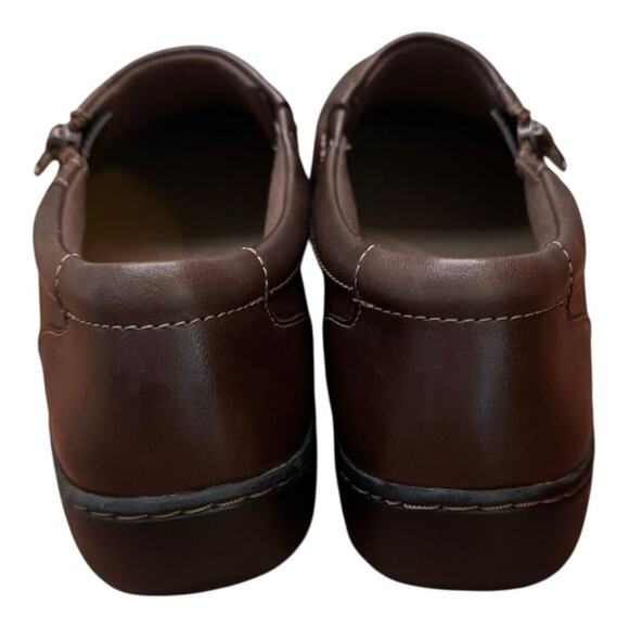 Clark’s Collection Women’s Cora Giny Shoes Size 9 Brown Loafers Zip‎ Side Flats - Picture 3 of 8